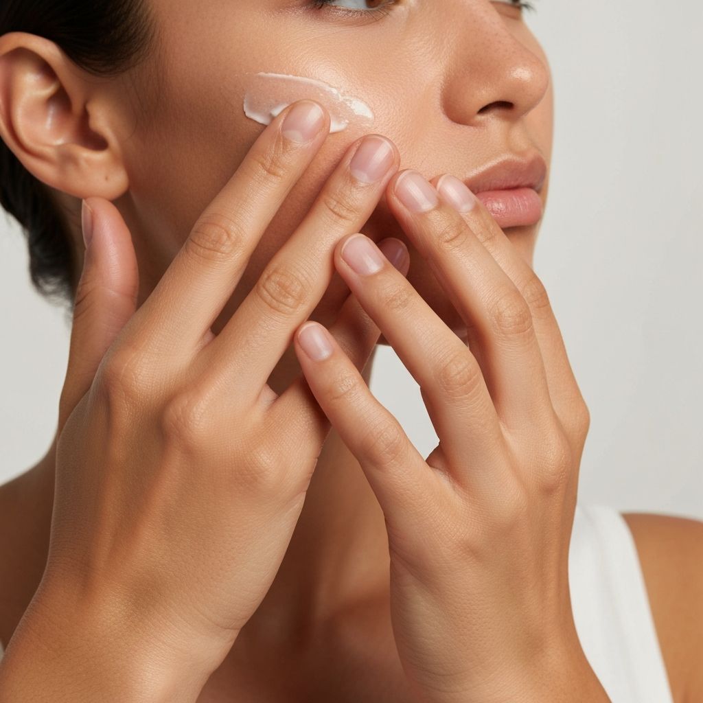 Demonstracja nakładania kosmetyków warstwowo